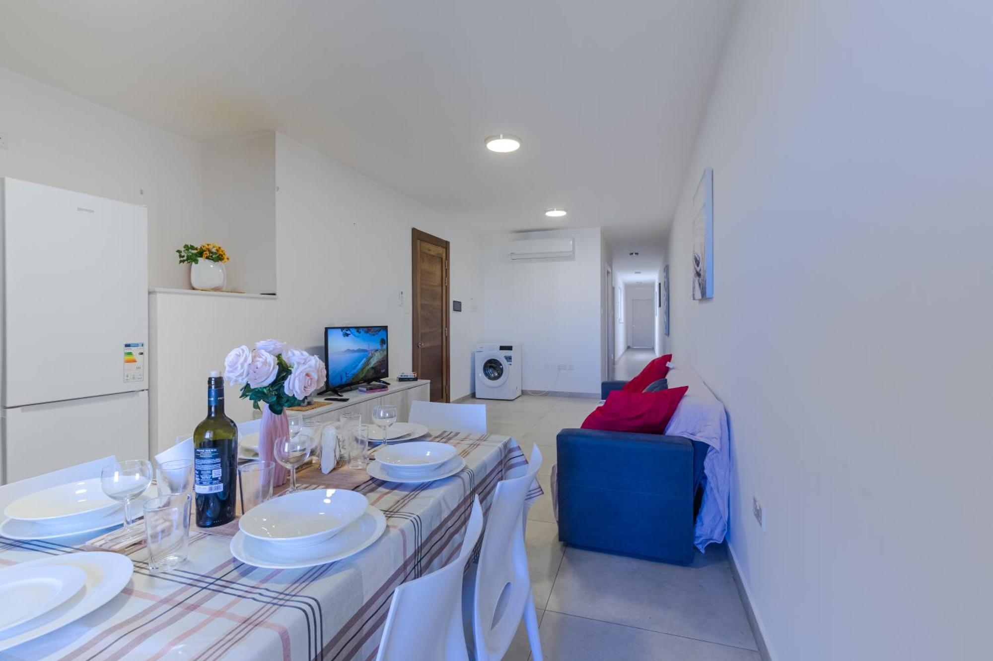 Spacious Brand New Apartment Hc Balcony 3 Bdr 2 Bth Bugibba Σεντ Πόλς Μπέι Εξωτερικό φωτογραφία
