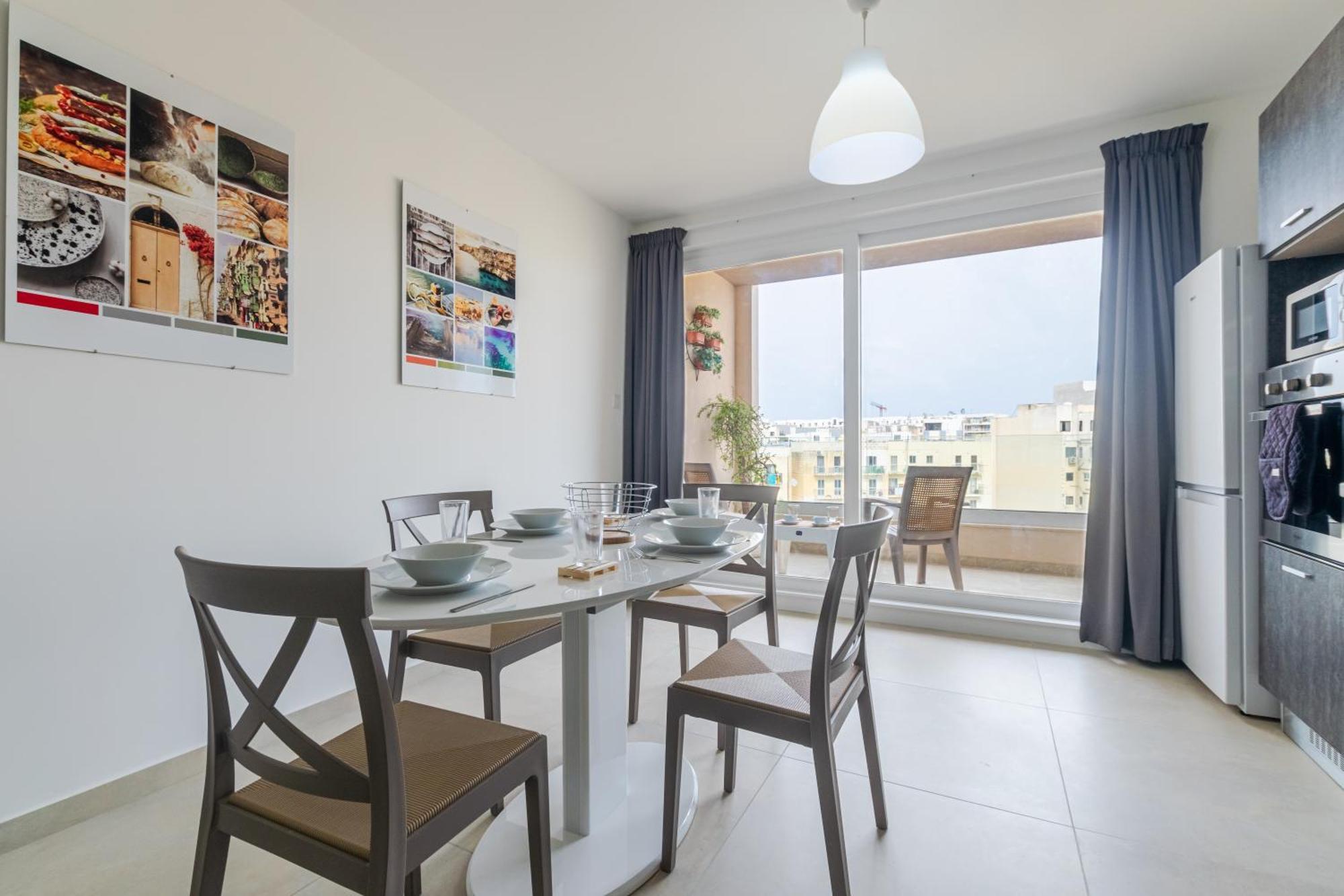 Spacious Brand New Apartment Hc Balcony 3 Bdr 2 Bth Bugibba Σεντ Πόλς Μπέι Εξωτερικό φωτογραφία